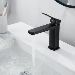 Смеситель для раковины Shevanik S9901H чёрный